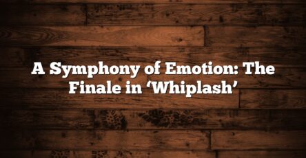 A Symphony of Emotion: The Finale in ‘Whiplash’