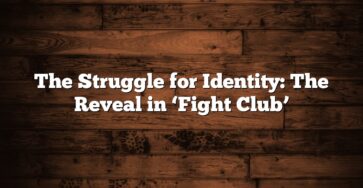 The Struggle for Identity: The Reveal in ‘Fight Club’